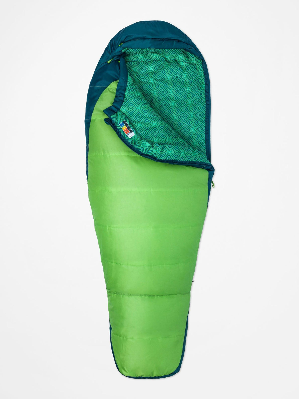 Marmot Women's Trestles 30 Long Sleeping Bag (-1° C) (23800) - Greenery/Deep Teal