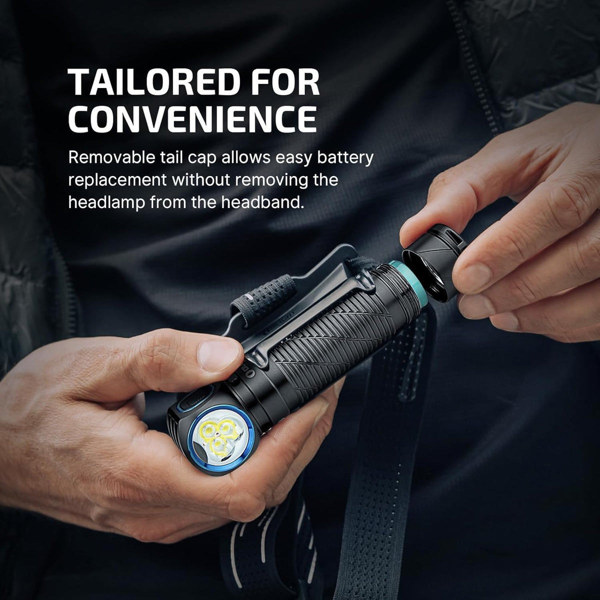 Olight Perun 3 Headlamp - 3000Lm - Black