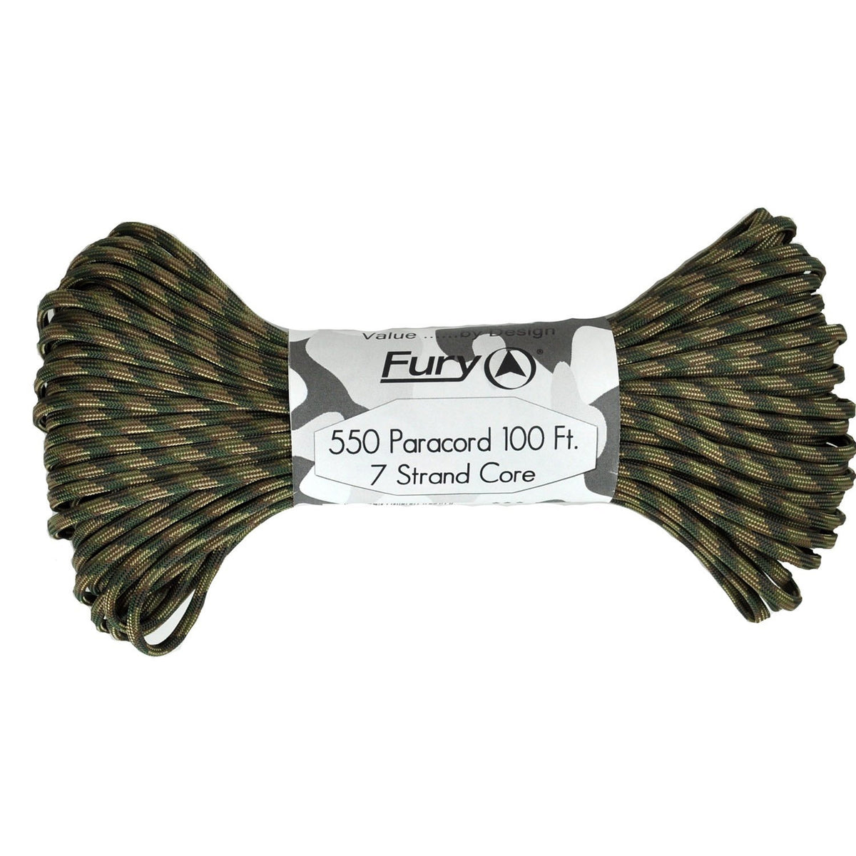 Fury Paracord 30m - Wetland Camo
