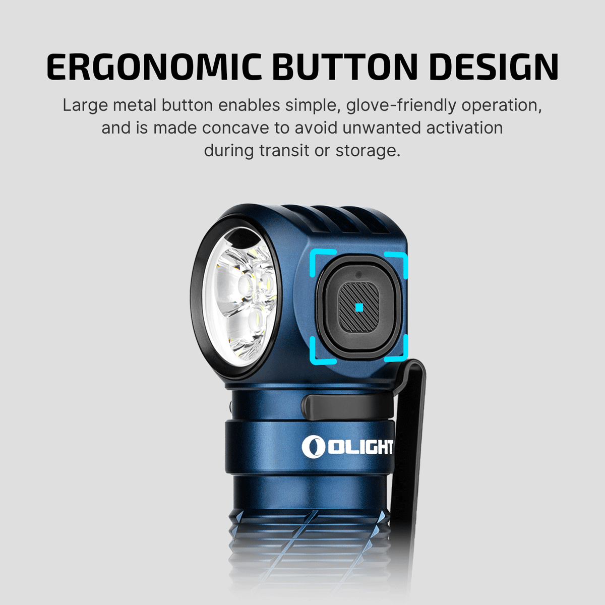 Olight Perun 3 Headlamp - 3000Lm - Blue