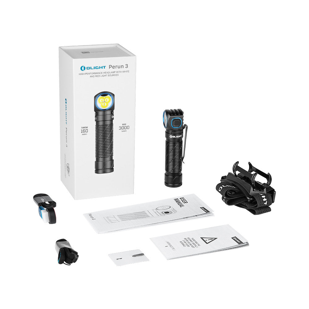 Olight Perun 3 Headlamp - 3000Lm - Blue